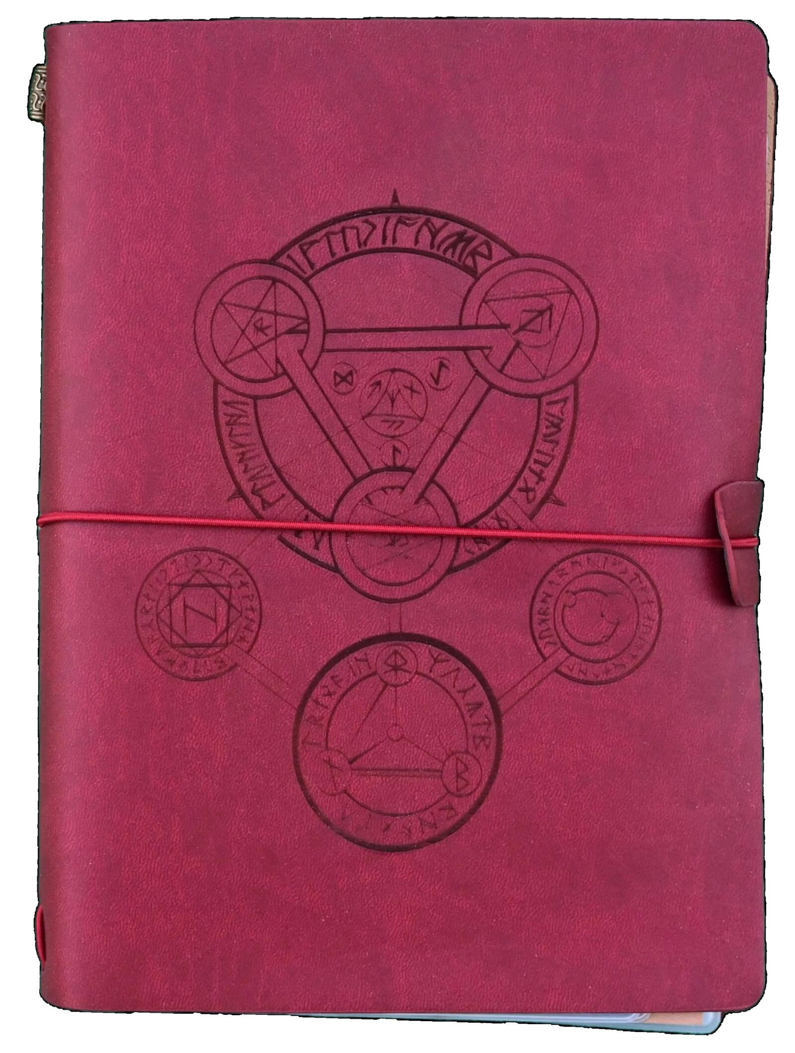 PREORDER Character Journal (Red) - Arcane Symbol