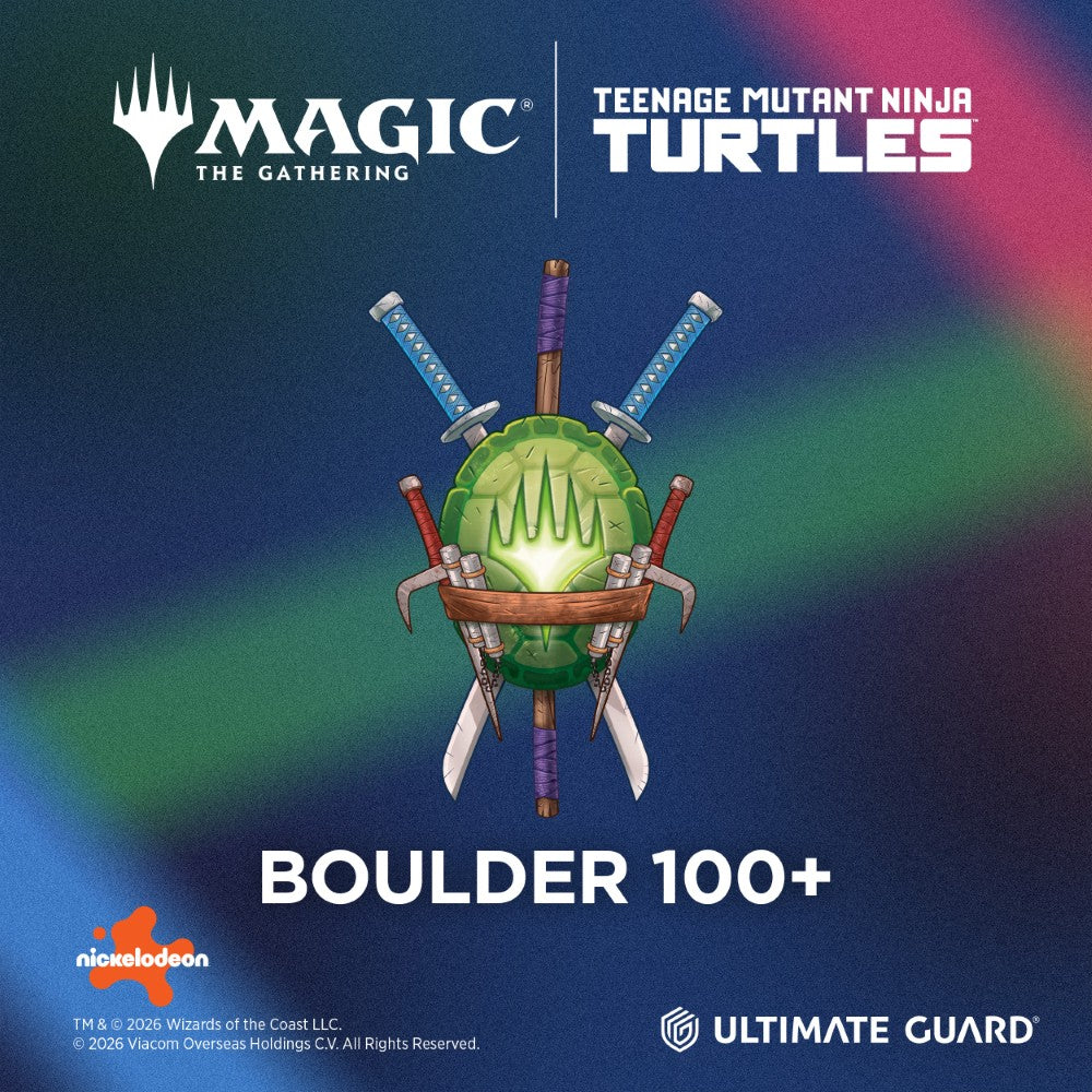 PREORDER Ultimate Guard: Deck Box  Boulder 100+  MTG: TMNT  Turtle Lair