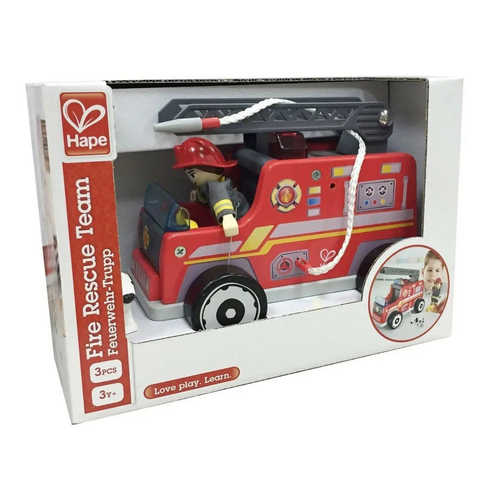PREORDER Hape - Vehicles & Playsets: Fire Truck