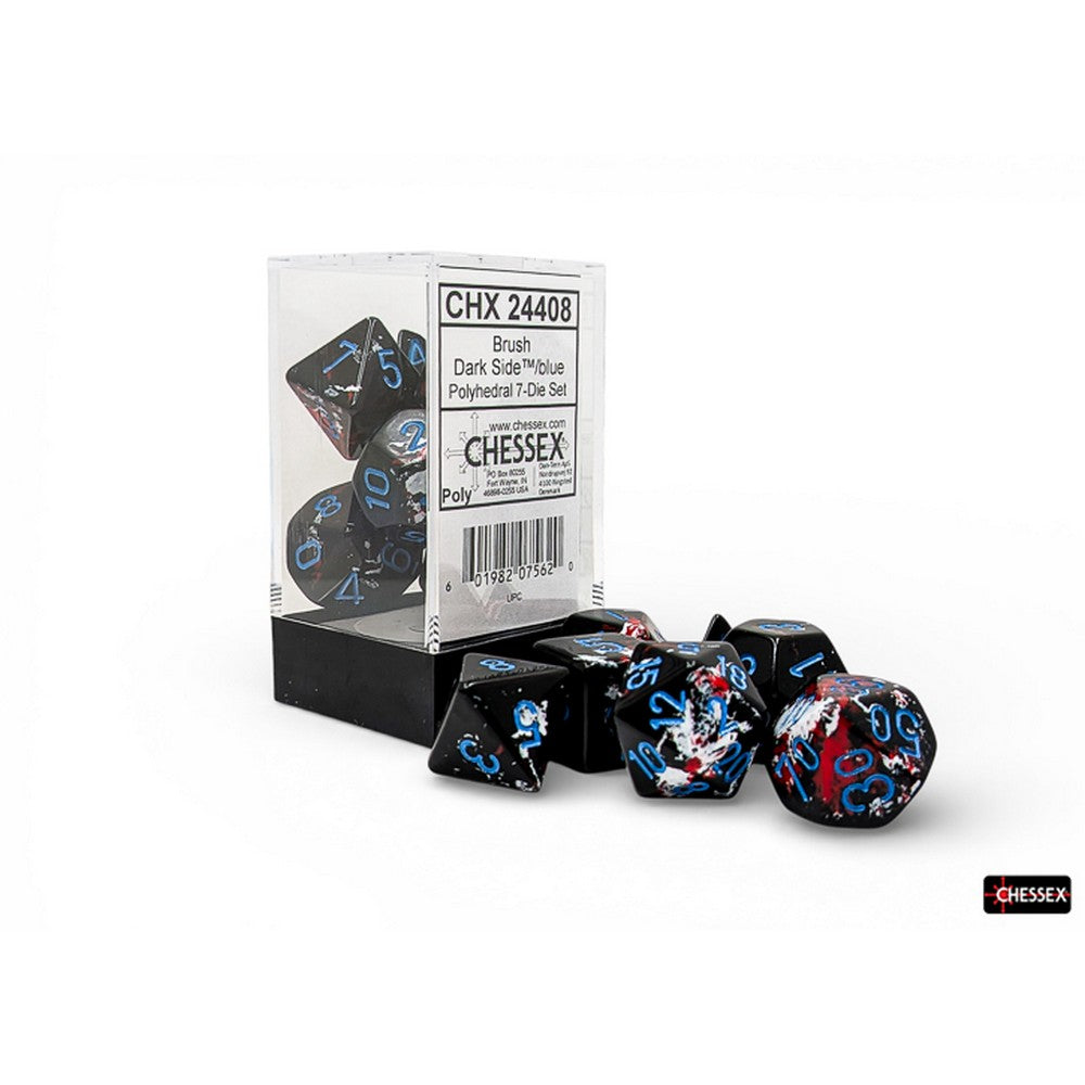 PREORDER U2 CHX 24408 Brush Polyhedral Dark Side/blue 7-Die Set