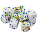 PREORDER U2 CHX 24609 Brush Breezy/blue 16mm d6 Dice Block (12 dice)