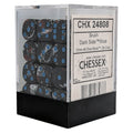 PREORDER U2 CHX 24808 Brush Dark Side/blue 12mm d6 Dice Block (36 dice)