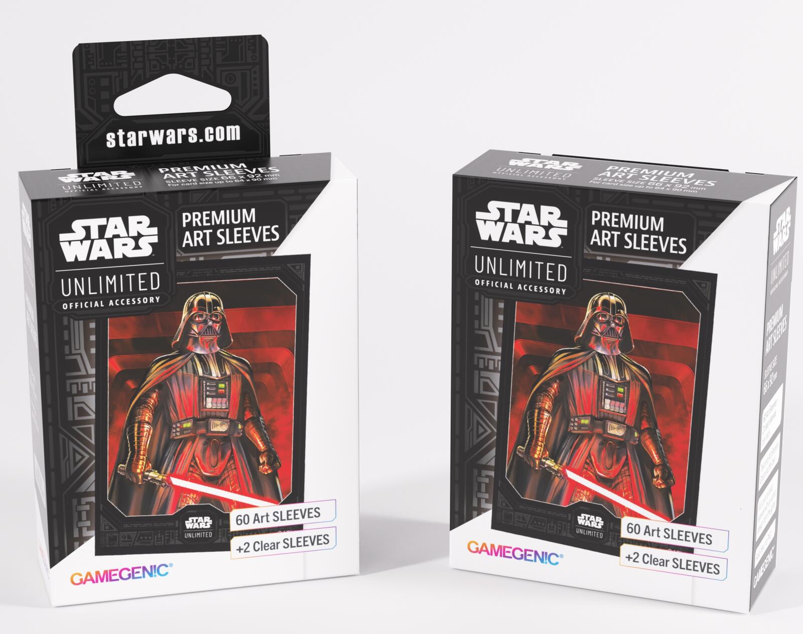 PREORDER Gamegenic Star Wars Unlimited Premium Art Sleeves - Darth Vader Unstoppable (66mm x 92mm) (62 Sleeves Per Pack)