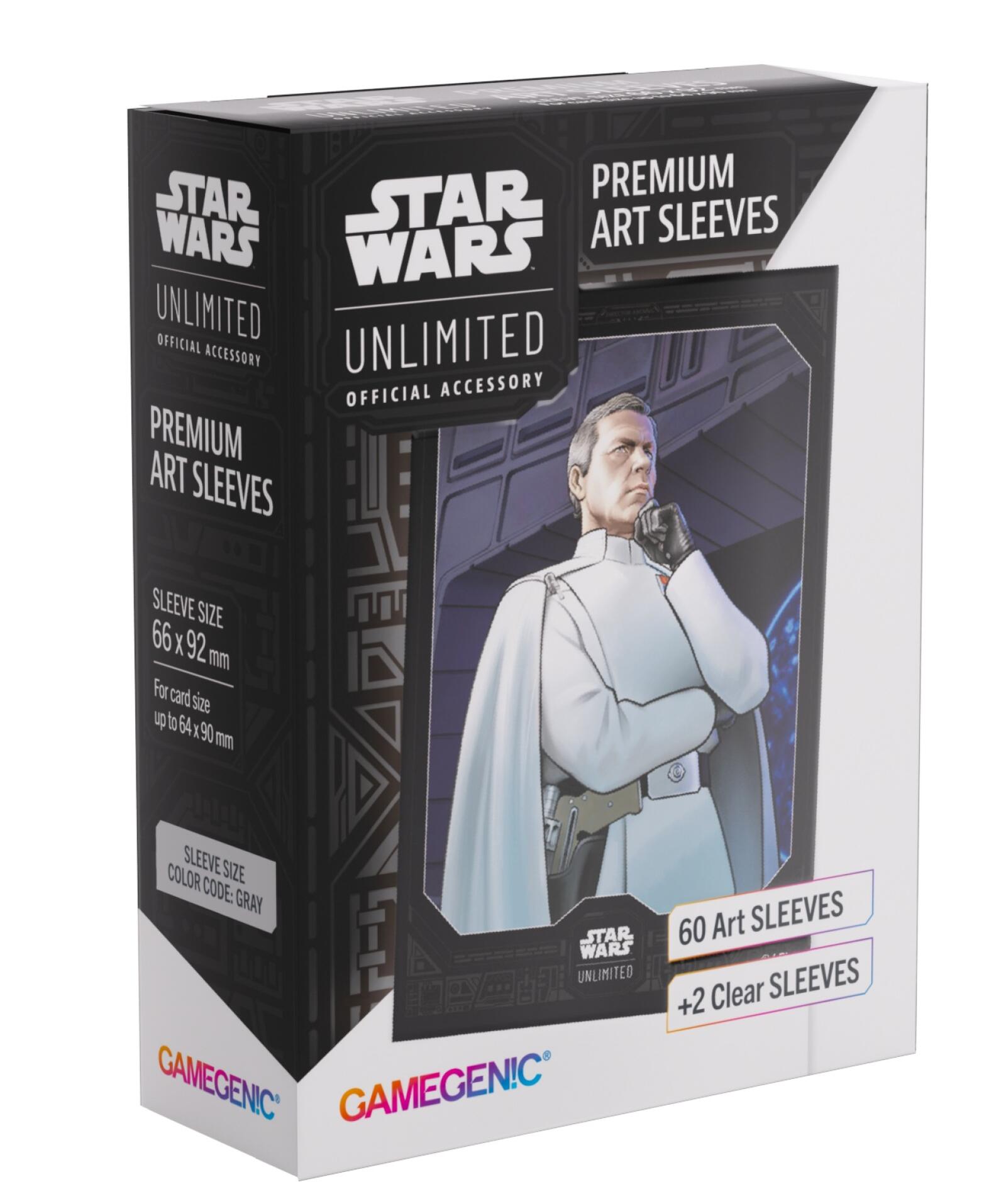 PREORDER Gamegenic Star Wars Unlimited Premium Art Sleeves - Director Krennic  (66mm x 92mm) (62 Sleeves Per Pack)