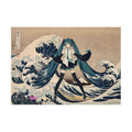 PREORDER Katsushika Hokusai x Hatune Miku Car Magnet Thirty-six Views of Mount Fuji The Great Wave off Kanagawa