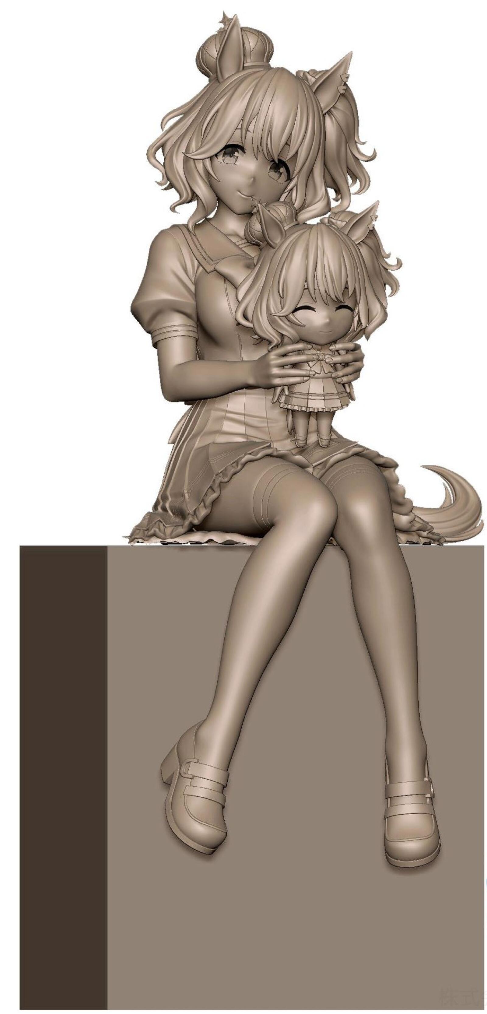 PREORDER Umamusume: Pretty Derby XStellar Aston Machan Sitting Version
