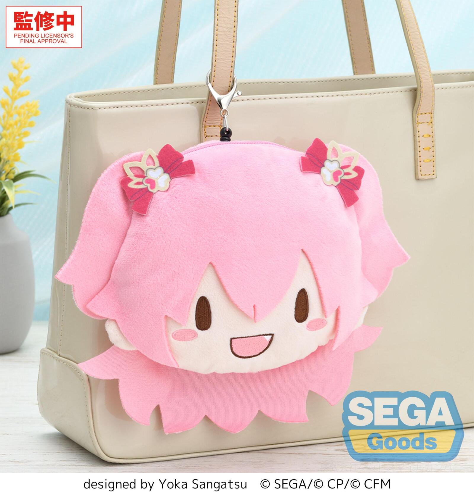 PREORDER Hatsune Miku - Colorful Stage! Fuwa Petit Face Pouch with Reel Airi Momoi
