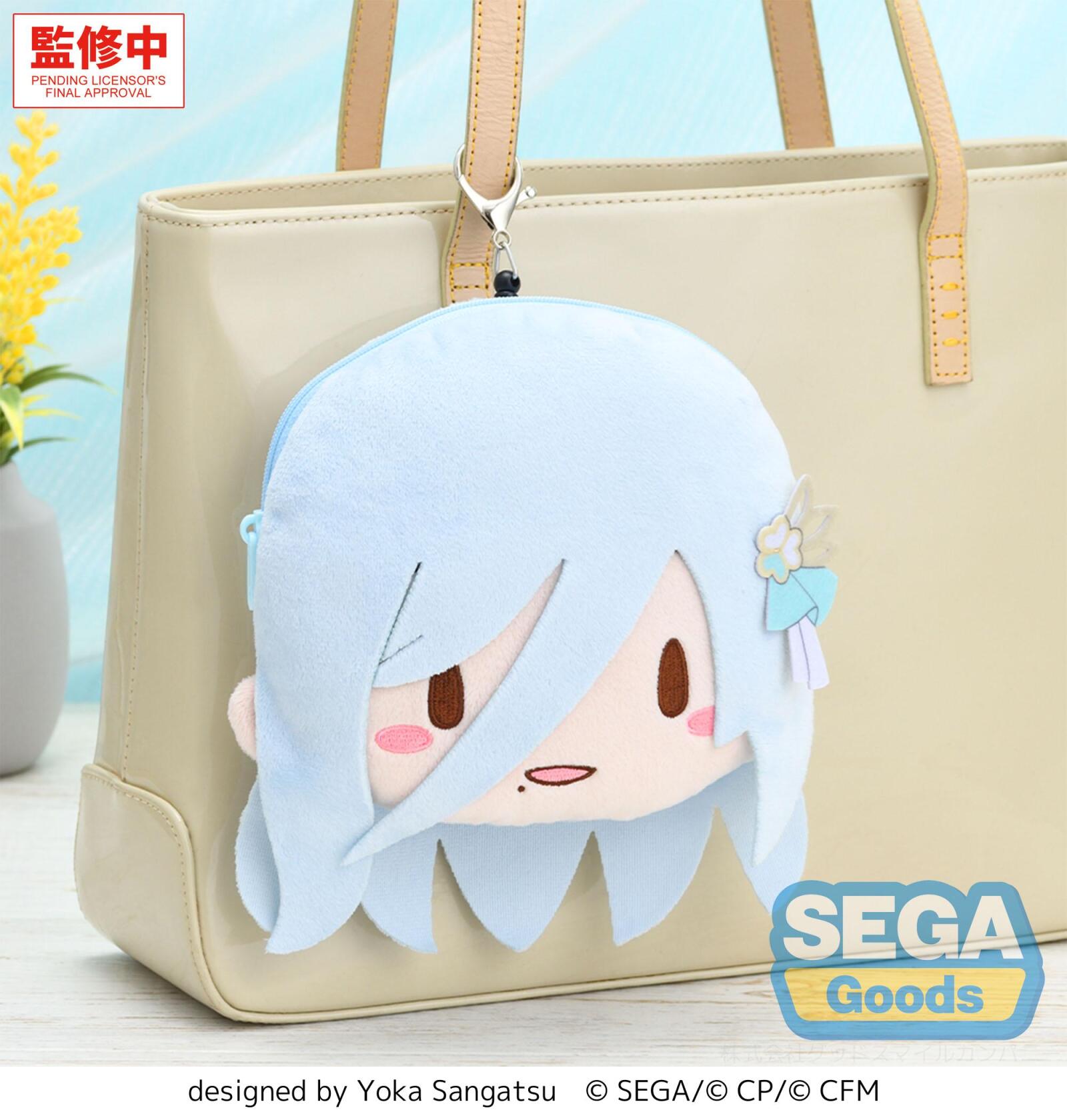 PREORDER Hatsune Miku - Colorful Stage! Fuwa Petit Face Pouch with Reel Shizuku Hinomori
