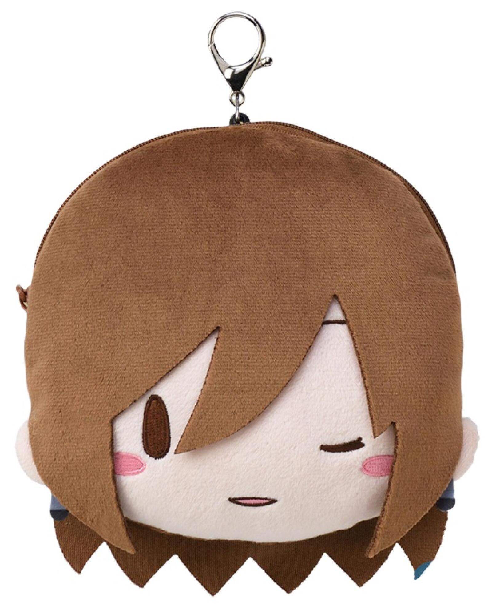 PREORDER Hatsune Miku Colorful Stage! Fuwa Petit Face Pouch with Reel Street SEKAI MEIKO