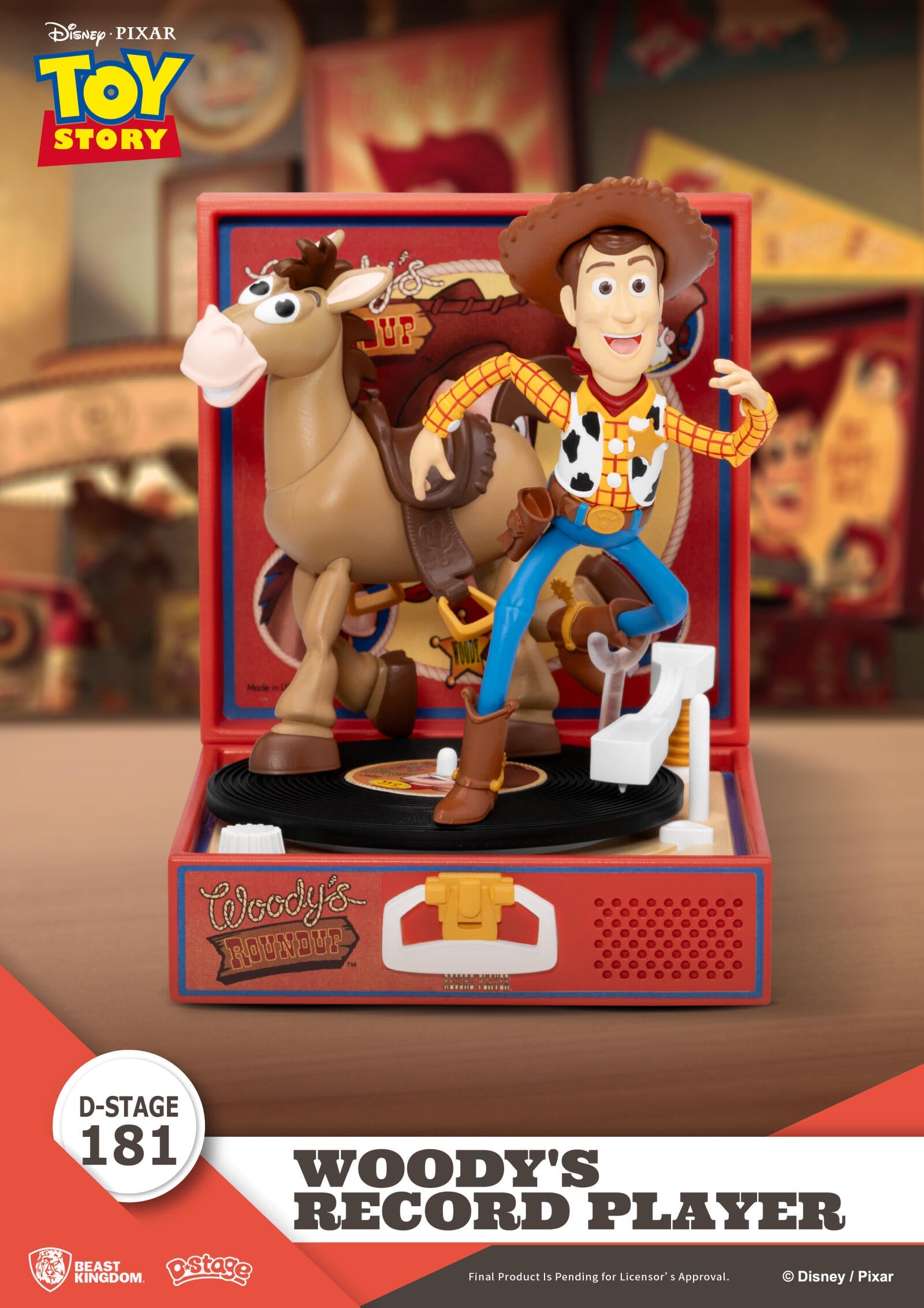 PREORDER Beast Kingdom D Stage Toy Story Woodys Record Player