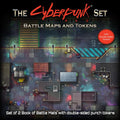 PREORDER The Cyberpunk Set - Books of Battle Mats & Tokens for Cyberpunk Red