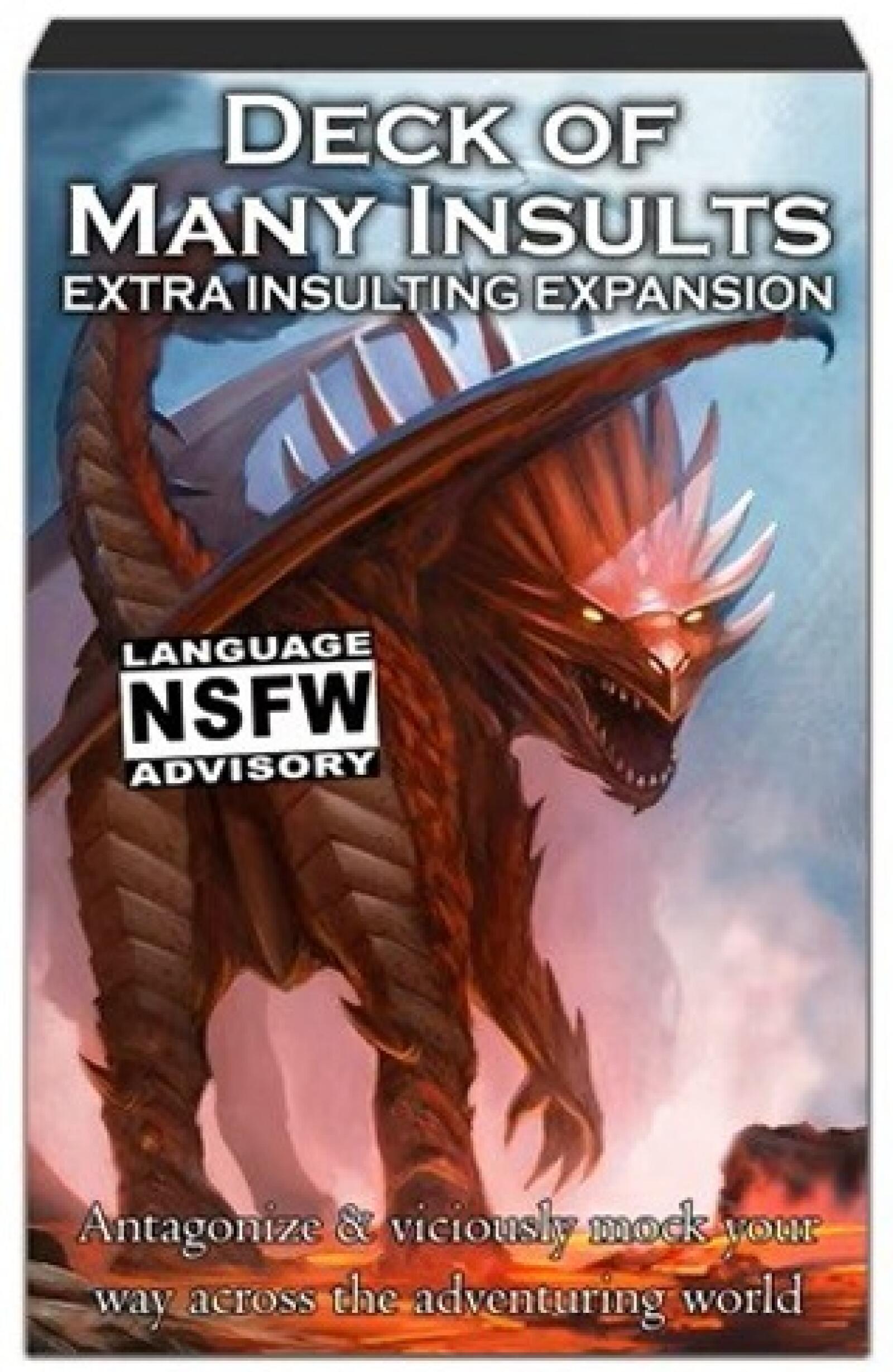 PREORDER Deck of Many Insults Extra Insulting Exp