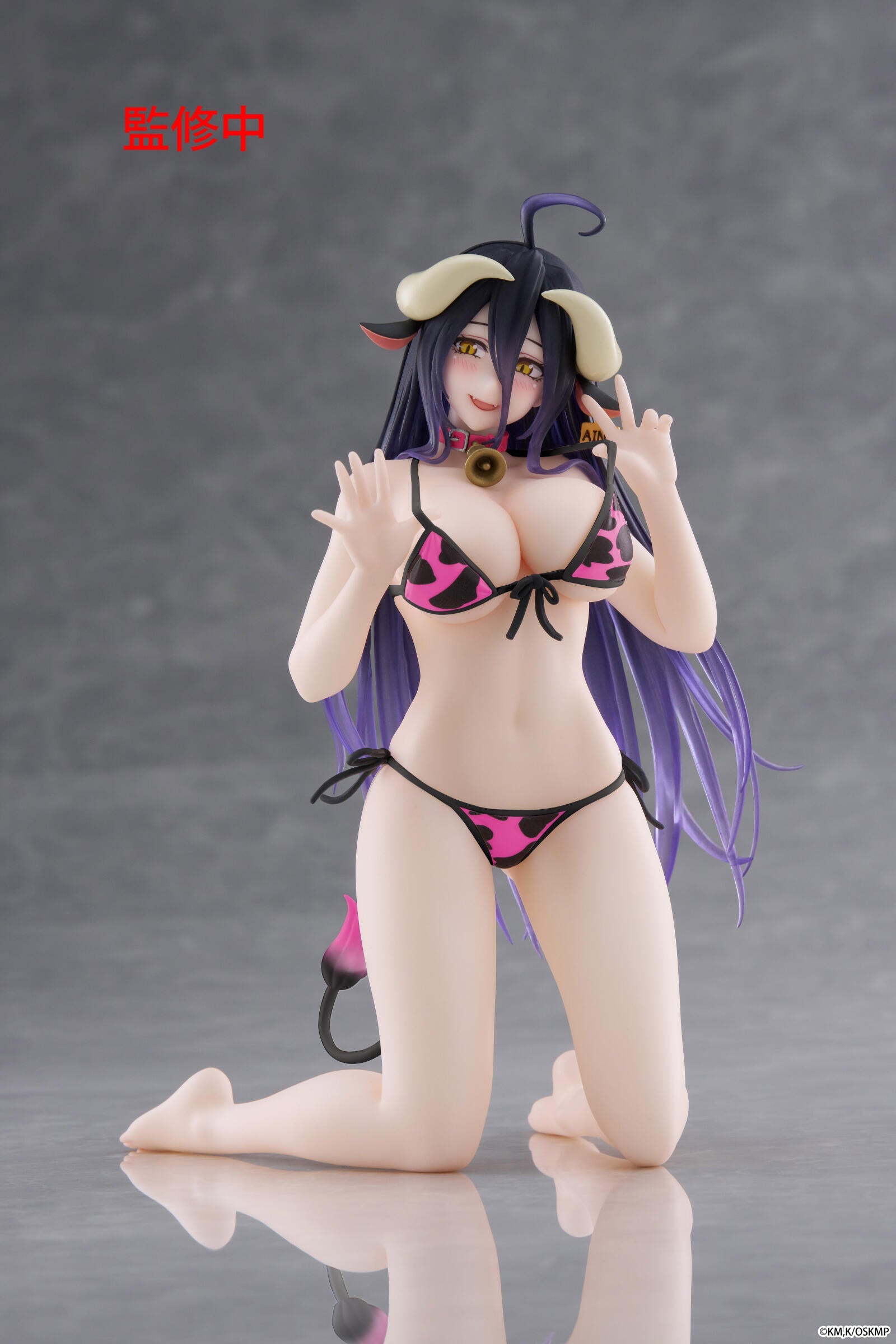 PREORDER Overlord Desktop Cute Figure Albedo (Cow-Print Swimsuit Version) (re-run)