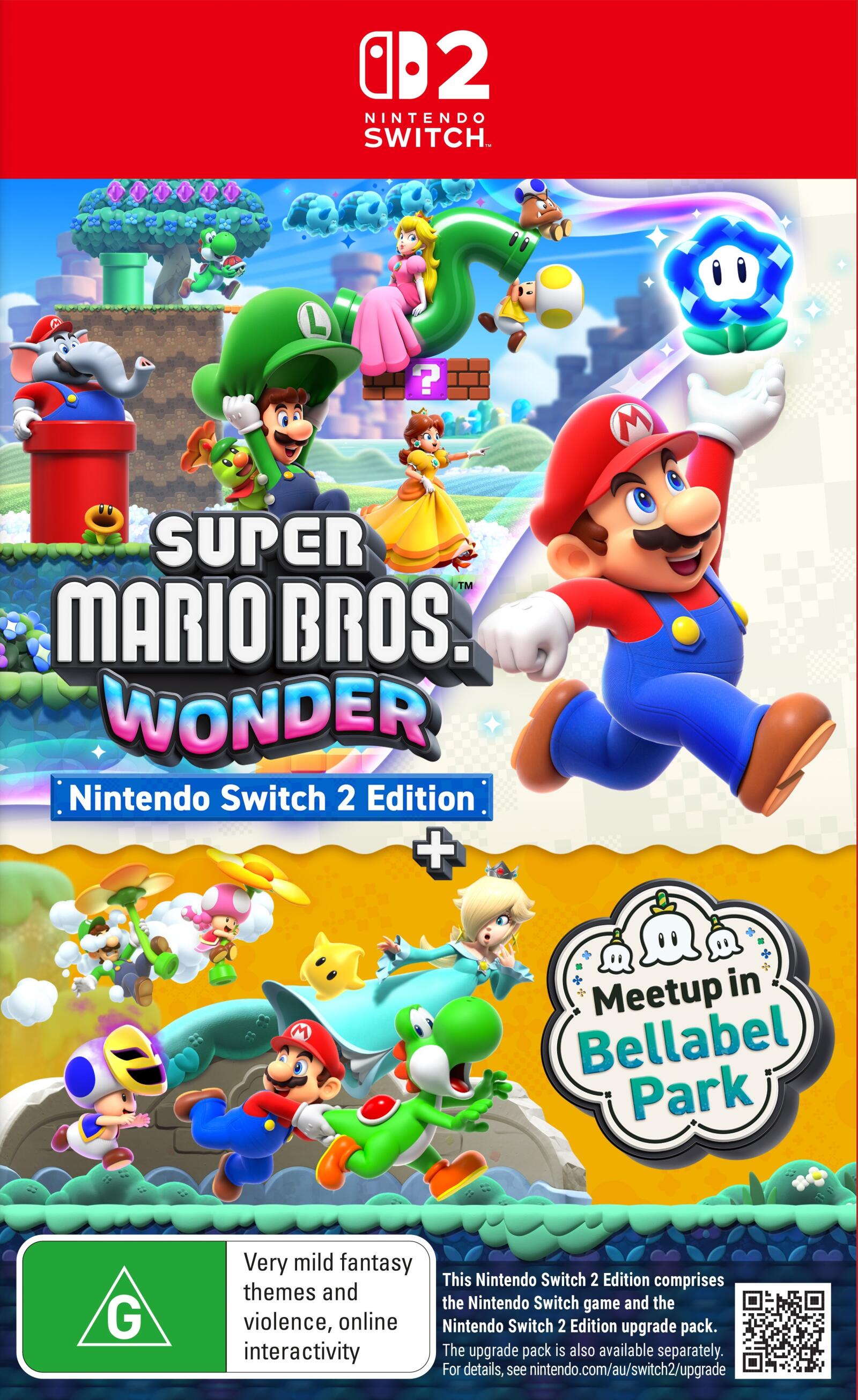 PREORDER SW2 Super Mario Bros. Wonder - Nintendo Switch 2 Edition + Meetup in Bellabel Park