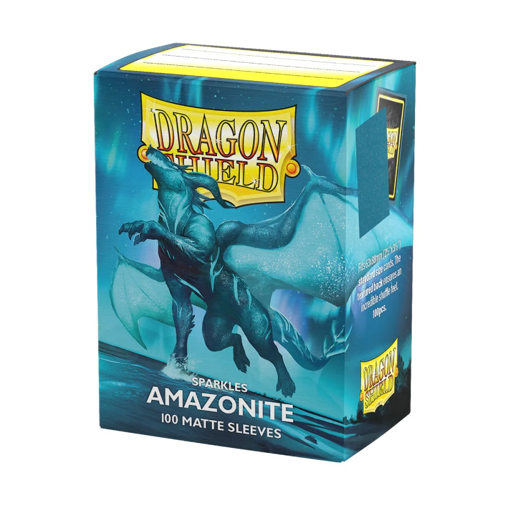 PREORDER Dragon Shield: Sleeves  Matte  Sparkles: Amazonite