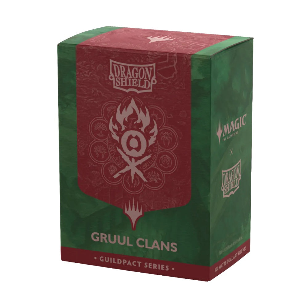 PREORDER Dragon Shield: Sleeves  Matte Dual Art  MTG Guildpact Series: Gruul Clans