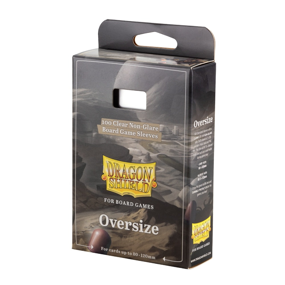 Dragon Shield: Board Game Sleeves  Clear Non-Glare  Oversize
