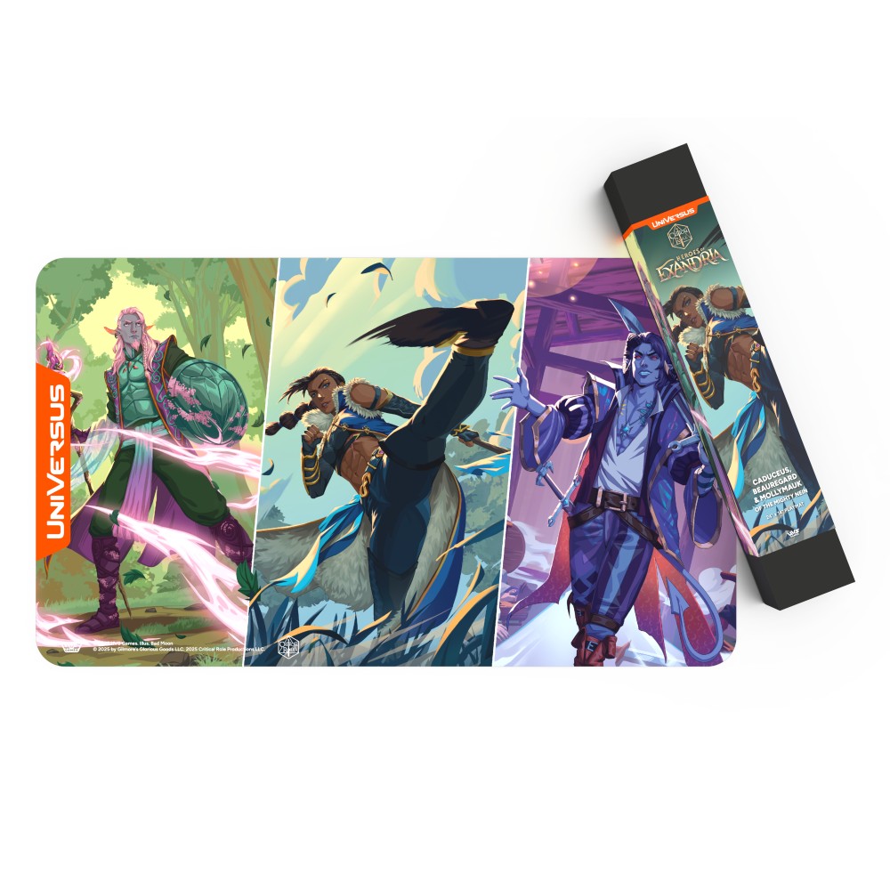 UniVersus Playmat  Critical Role: Heroes of Exandria  Caduceus Beauregard and Mollymauk