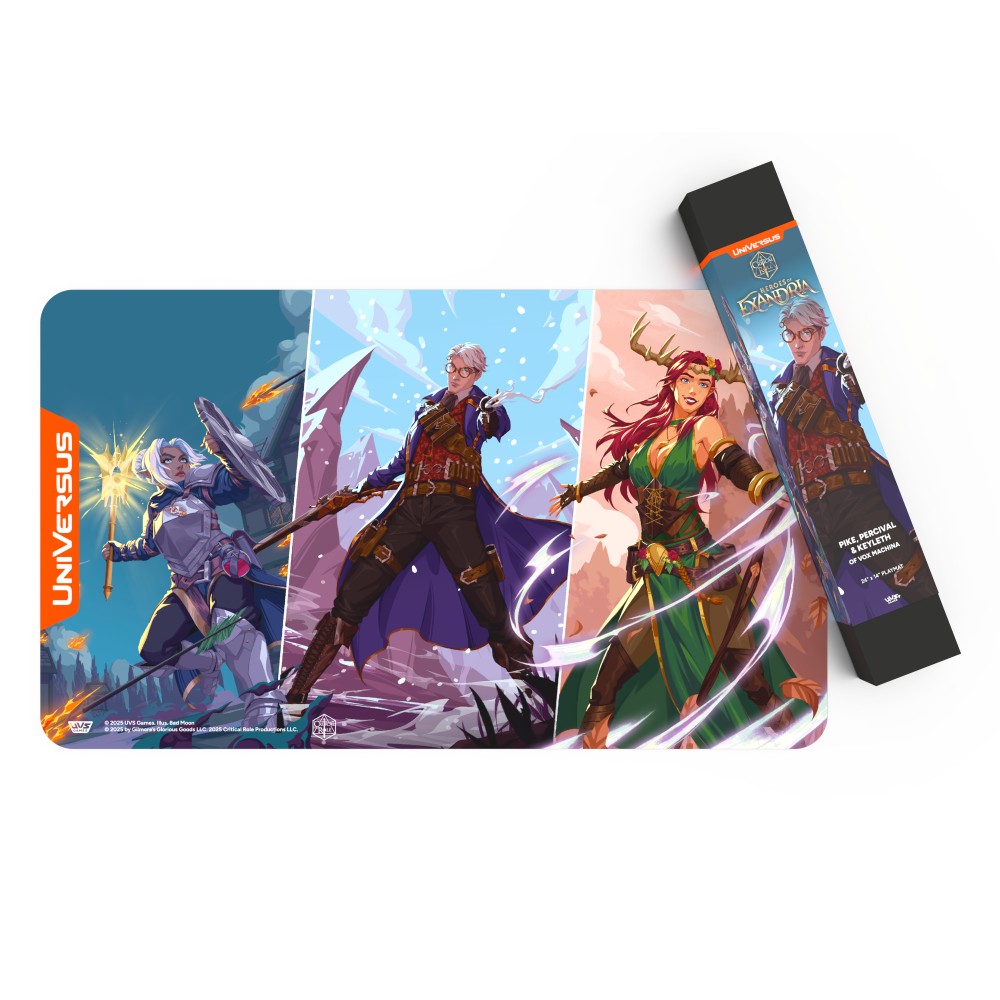 UniVersus Playmat  Critical Role: Heroes of Exandria  Pike Percival and Keyleth