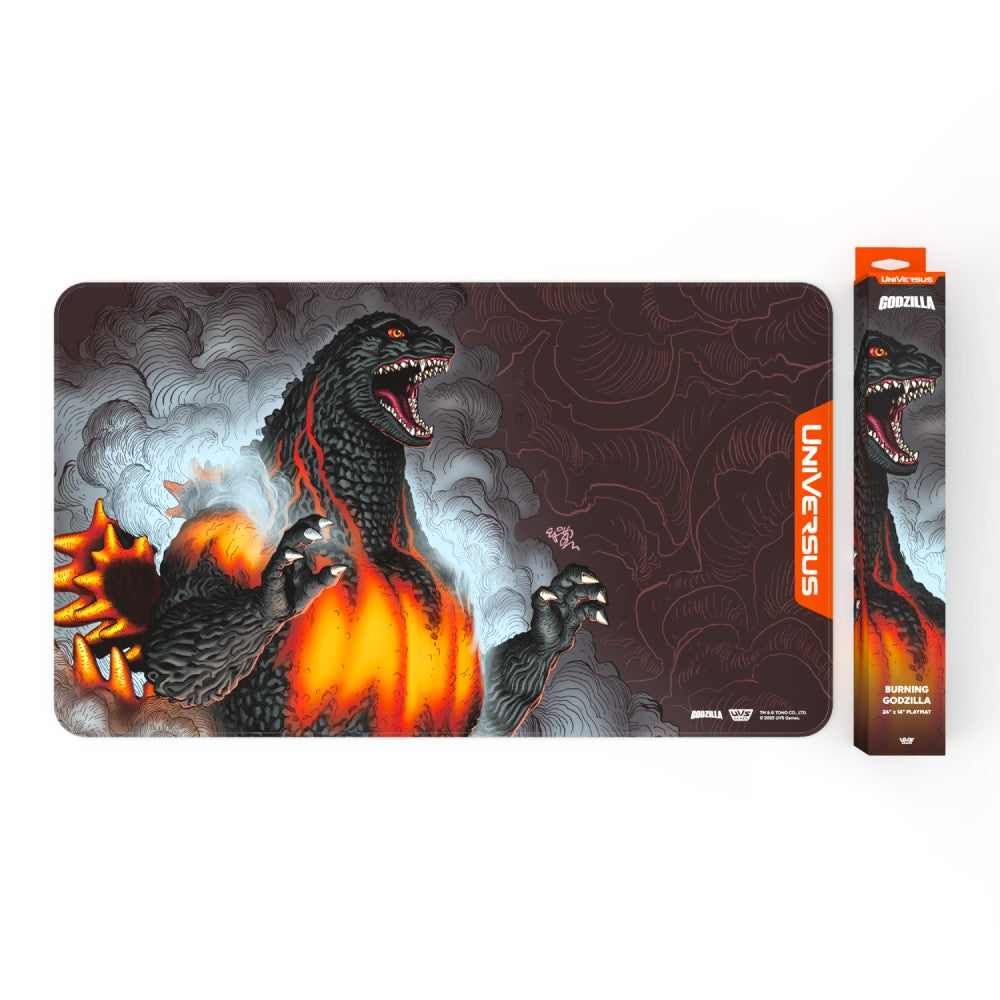 PREORDER UniVersus: Playmat  Godzilla: Reign of Kaiju  Burning Godzilla