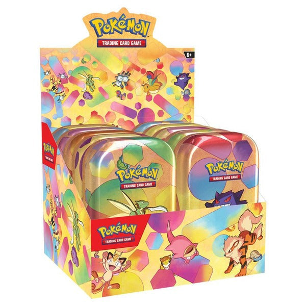 Pokemon TCG 151 Mini Tins Set of 10 Units Sealed Display