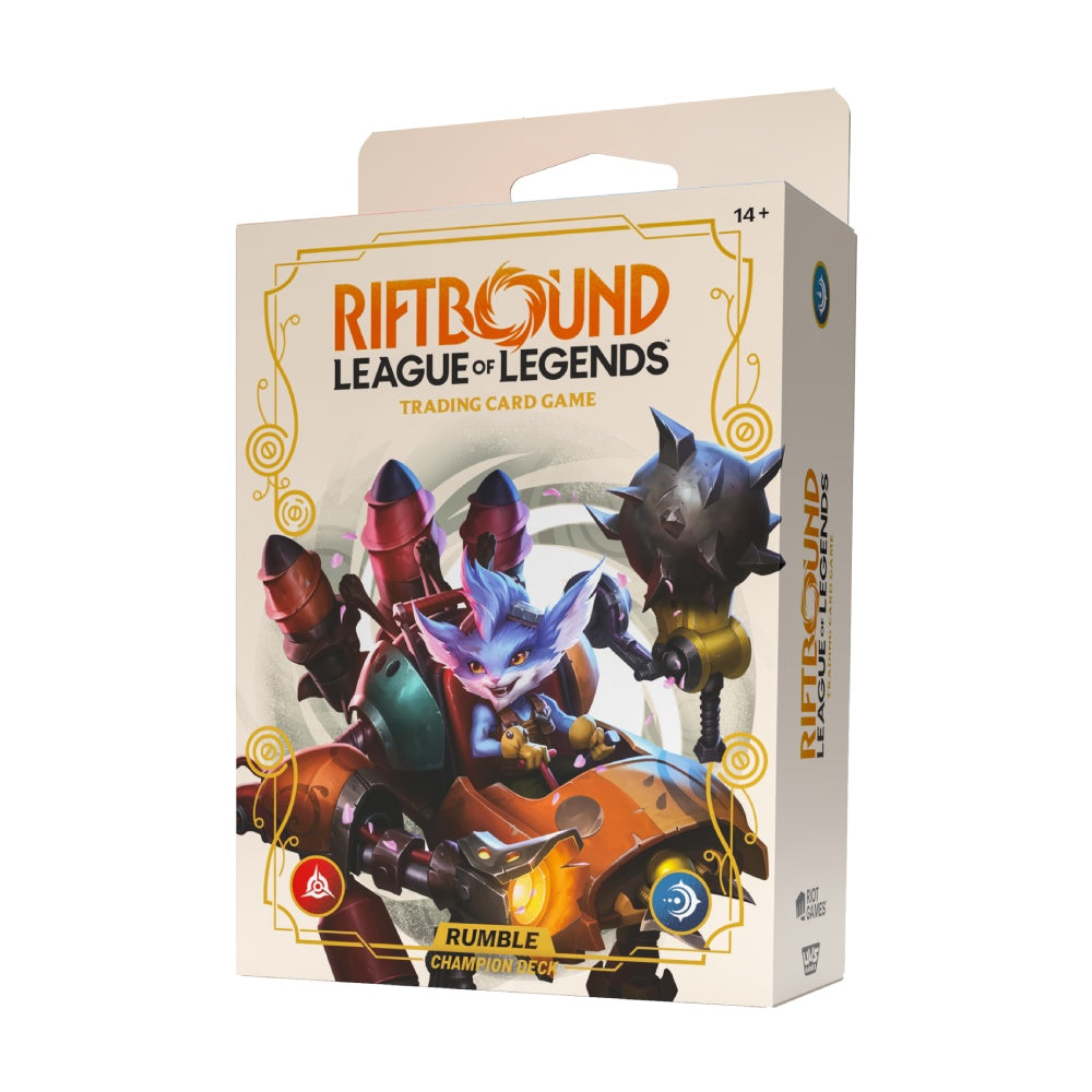 PREORDER Riftbound: League of Legends TCG  Champion Deck Display  Spiritforged: Rumble